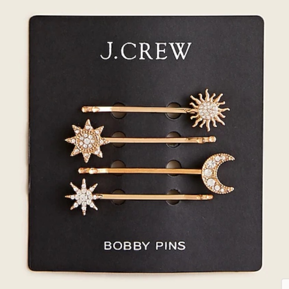 J. Crew Celestial Bobby Pin Pack. Set of 4. - Picture 8 of 10